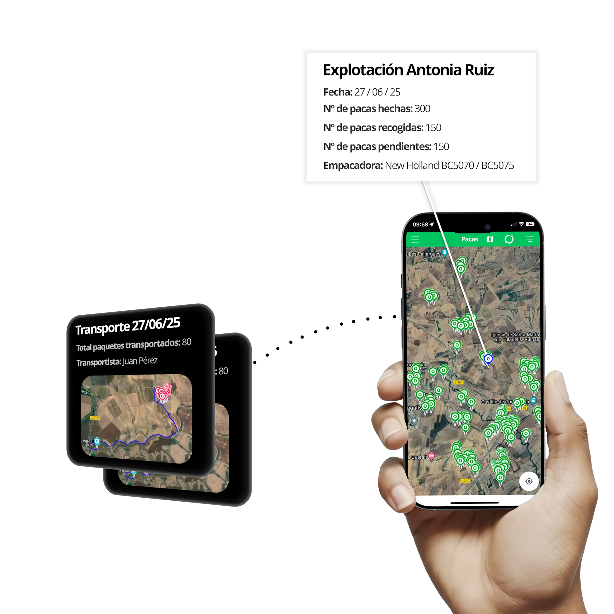 Geolocalización y Trazabilidad de pacas
